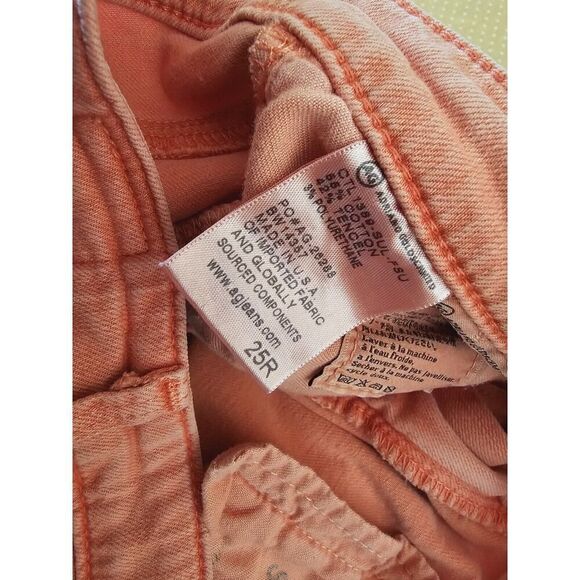 Adriano Goldschmid Jeans Womens 25x28 Pink The Legging Ankle Super Skinny - Picture 7 of 12